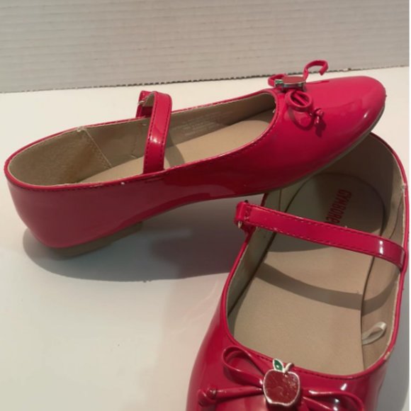 Vibrant Pink Patent Flats by Gymboree - Size 1 (youth)  for Girls - Picture 9 of 9